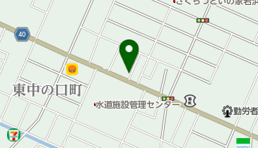 あづま理容の地図画像
