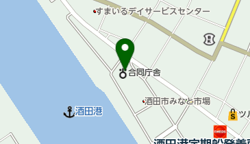仙台入国管理局酒田港出張所の地図画像