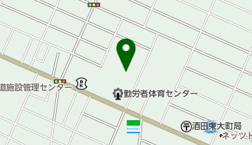 酒田市役所 医療・健康・福祉施設 勤労者福祉センター・アトラーム酒田の地図画像