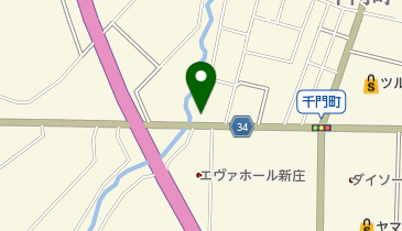 新庄都市ガス株式会社の地図画像