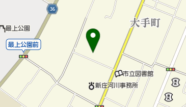 学校法人新庄こひつじ学園大手幼稚園の地図画像