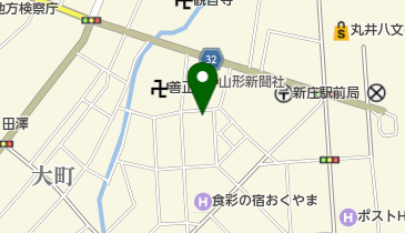 花森クリーニング店の地図画像