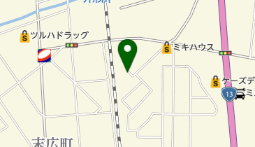 うだ美容室の地図画像