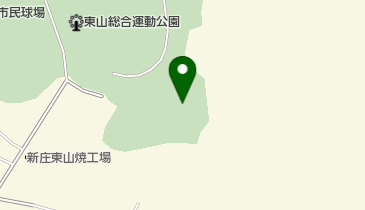 新庄市体育館の地図画像