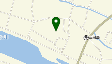 寒河江川土地改良区の地図画像