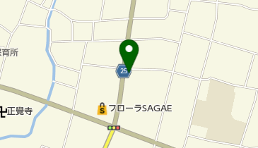 寒河江葬祭社の地図画像