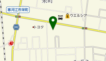 寒河江いすゞサービス工場の地図画像