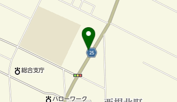 ハローランチ寒河江店の地図画像