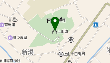 上山城かかし茶屋の地図画像