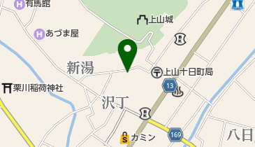 上山地区労組協議会の地図画像