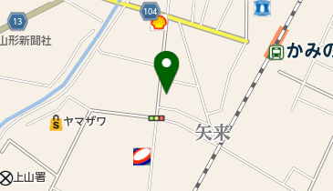 金子輪店の地図画像