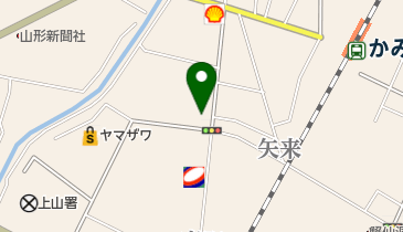 かがみ美容院の地図画像