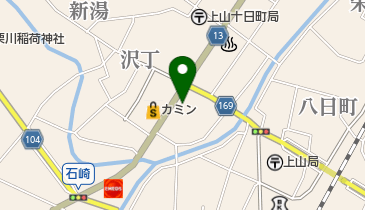 メガネのエース上山店の地図画像