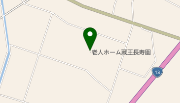蔵王長寿園の地図画像