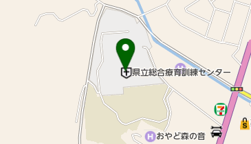 山形県立こども医療療育センターの地図画像