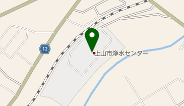上山市役所 浄水センターの地図画像