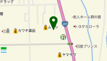 すみや長井店の地図画像