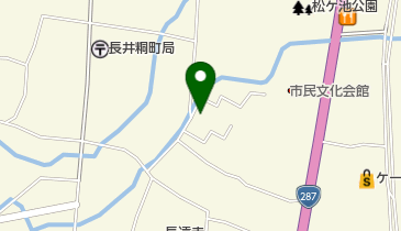 長井聖書バプテスト教会の地図画像