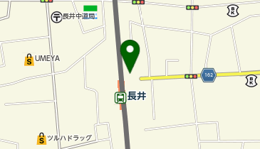 長井市職員労組の地図画像