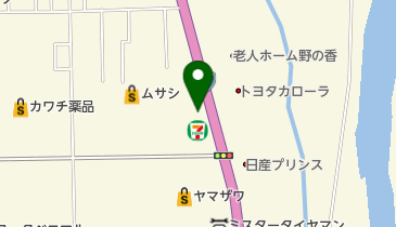 白山堂芳賀の地図画像