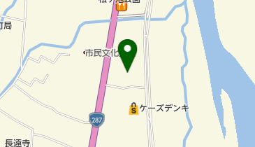長井市 中央児童センターの地図画像