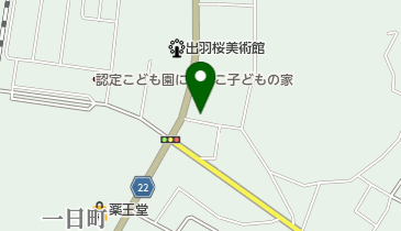 緑屋衣料品店の地図画像