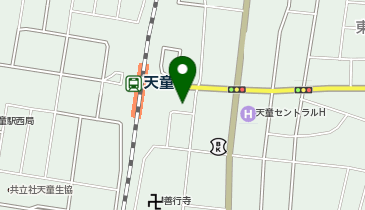 天童市市民プラザの地図画像