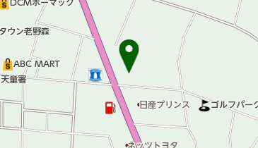 有限会社天童化成の地図画像