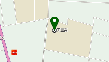 山形県立天童高等学校の地図画像