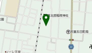 日本基督教団天童教会の地図画像