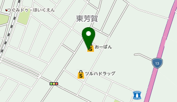 うさちゃんクリーニング おーばん南天童店の地図画像