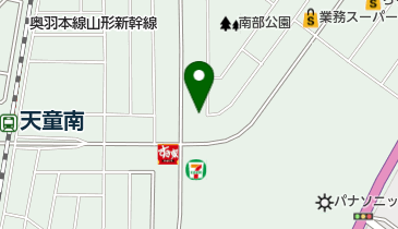 メナード化粧品天童南代行店の地図画像