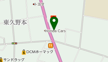 アップル天童バイパス店の地図画像