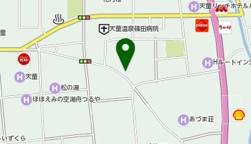 安喰美容室の地図画像