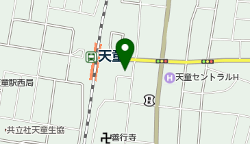 天童ワークプラザの地図画像