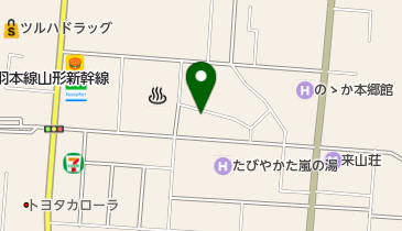 とり村季節料理の地図画像