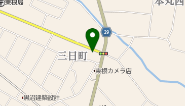 東根クリーニング店の地図画像