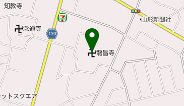 龍昌寺の地図画像