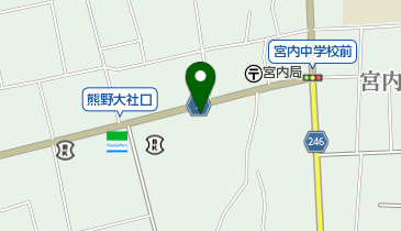 有限会社宮内ハムの地図画像