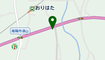 花ぐるまお食事処の地図画像