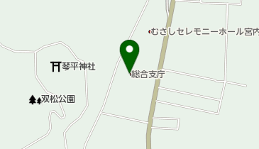 置賜総合支庁産地研究室の地図画像