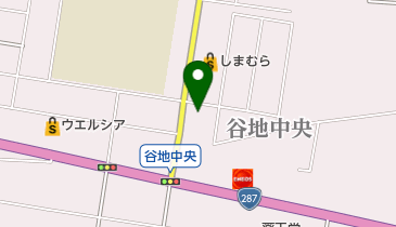 うろこや谷地店の地図画像
