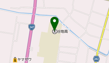 山形県立谷地高等学校 職員室の地図画像