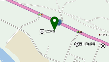 西川町保健センターの地図画像