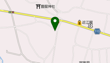 上の田丸屋の地図画像