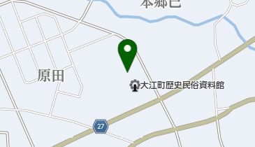 大江町中央公民館の地図画像