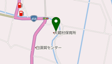 大蔵村児童館の地図画像