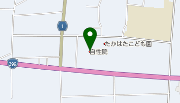 自性院の地図画像