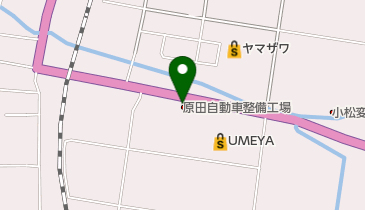 有限会社原田自動車整備工場の地図画像