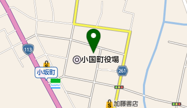 小国町森林組合の地図画像